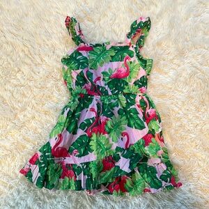 Janie and Jack 4T Flamingo dress